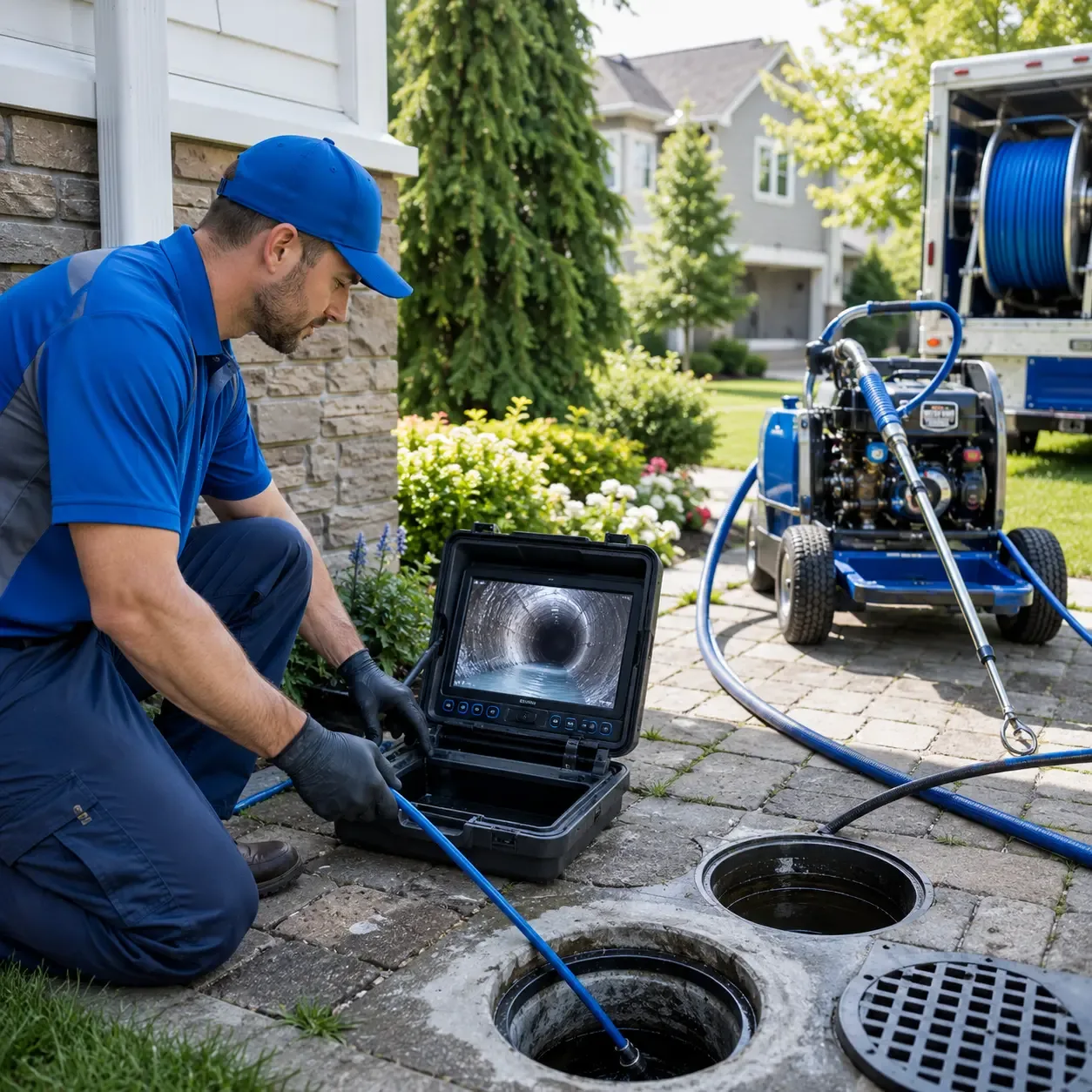 Outdoor drain cleaning professionals serving Donalds, SC